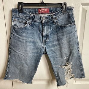 Men’s Arizona Jean Company Denim Distressed Shorts - 30